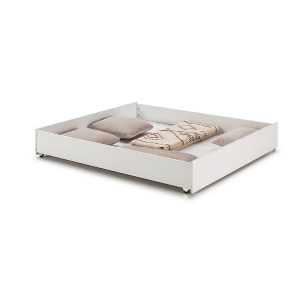 Бяло чекмедже под леглото 137 x 147 cm Enara - Marckeric-image-2