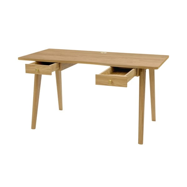 Работна маса от декор от дъб  70x140 cm Nice – Woodman-image-3