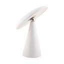 Бяла LED затъмняваща се настолна лампа (височина 26 cm) Phoebe – Leitmotiv