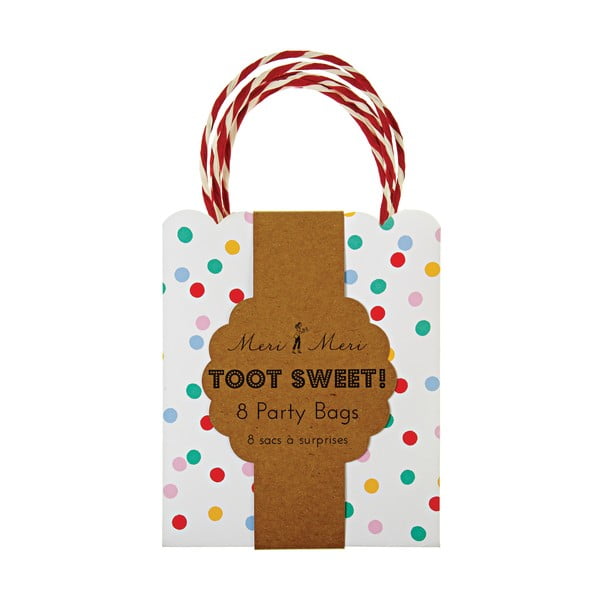 Подаръчни торбички в комплект 8 бр. 13x8 cm Spotty – Meri Meri-image-2
