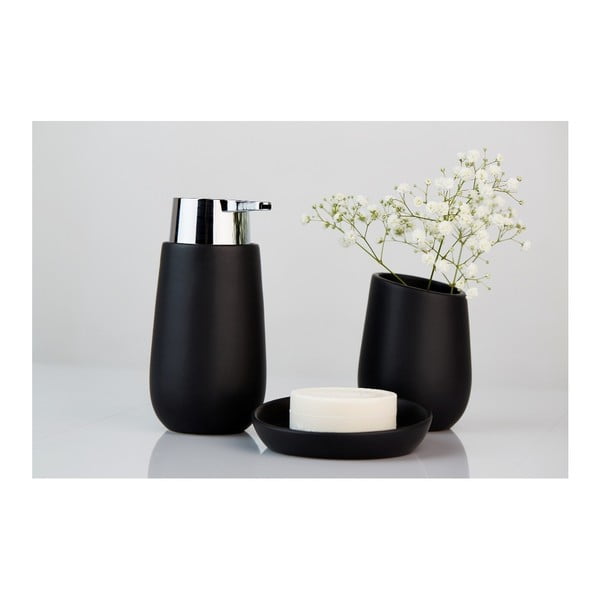 Черен керамичен дозатор за сапун Badi - Wenko-image-4