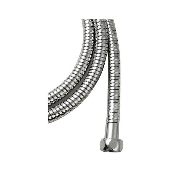 Душ маркуч от неръждаема стомана в лъскаво сребристо Lux – Sapho-image-2