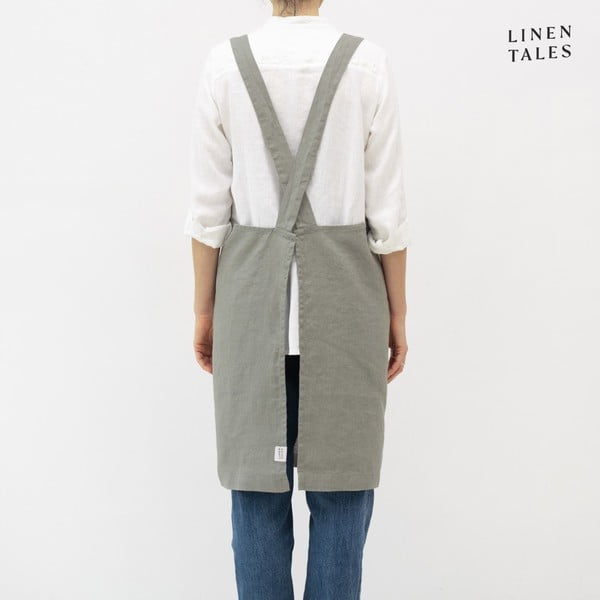 Ленена престилка Khaki – Linen Tales-image-1