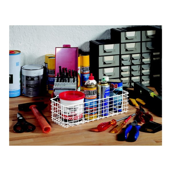 Бяла допълнителна кошница Pandino - Metaltex-image-4