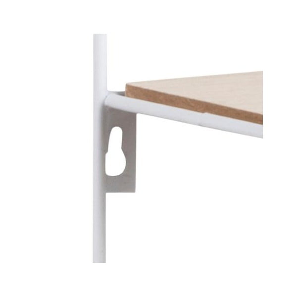 Бял етажерка от масивна дървесина Pavlovnia Darkenberg - Actona-image-4