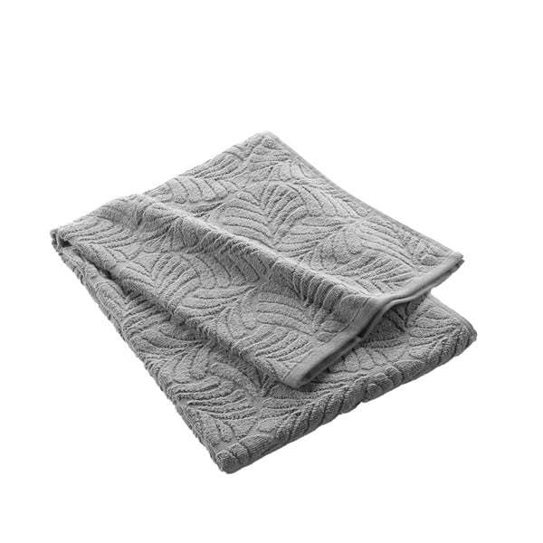 Сива памучна хавлиена кърпа от тери 70x130 cm Madeira – douceur d'intérieur