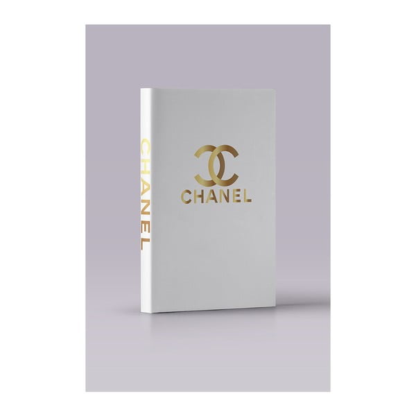 Декоративна кутия във формата на книга Chanel Blanc - Piacenza Art