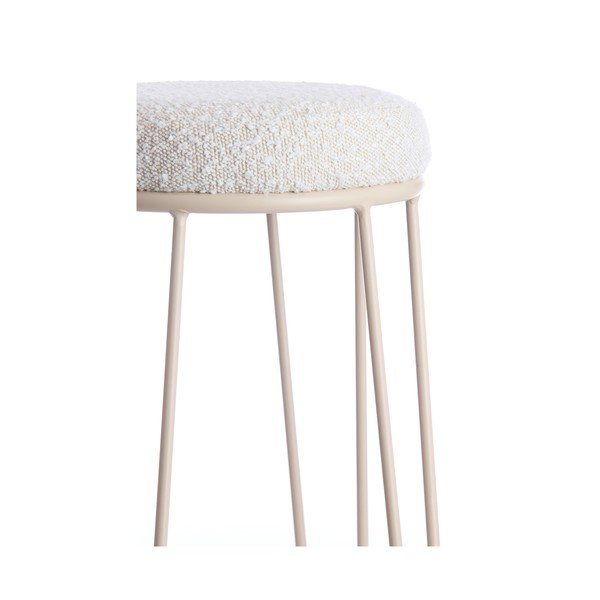 Кремав тапициран бар стол (височина на седалката 73 cm) Alice – Light & Living-image-2