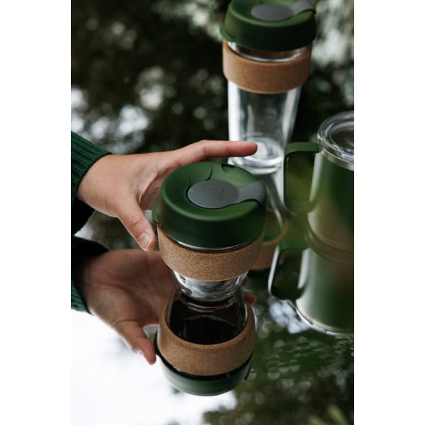 Зелена чаша за път 454 ml Brew Cork Pine L – KeepCup-image-2