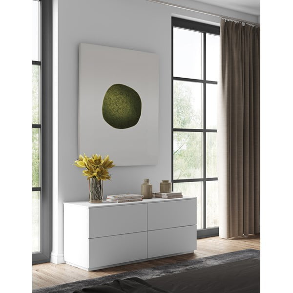 Бял нисък скрин 120x54 cm Join - TemaHome-image-4