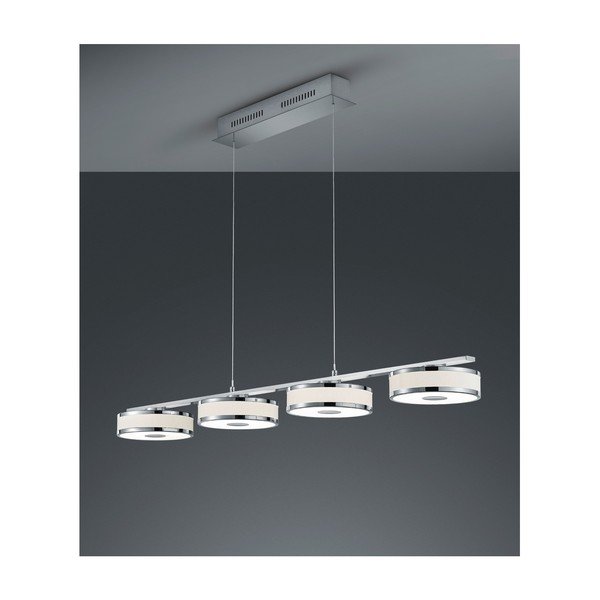 Висящо LED осветително тяло Agento в сребристо, дължина 1,15 м - Trio-image-1