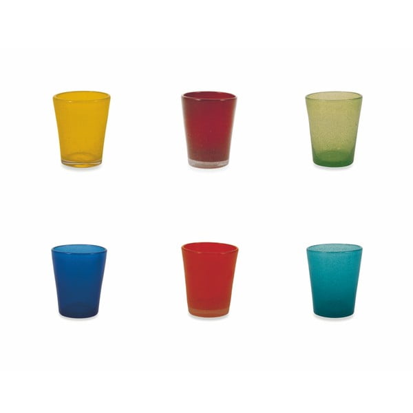 Комплект от 6 цветни чаши Villa d'Este Marea Multi - Villa d'Este