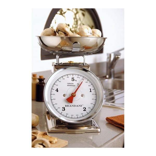 Кухненска везна от неръждаема стомана с капацитет 5 кг - Brandani-image-1
