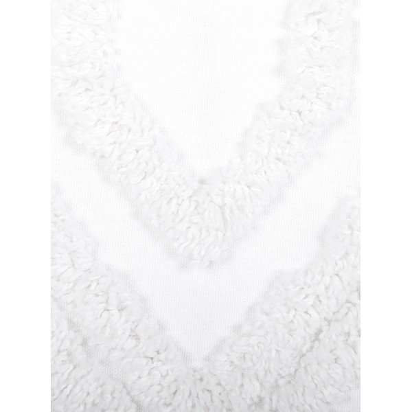 Бяла памучна декоративна калъфка за възглавница , 40 x 60 cm Faye - Westwing Collection-image-1