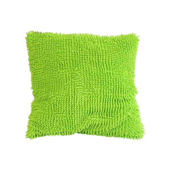 Střapatý polštář, zelený