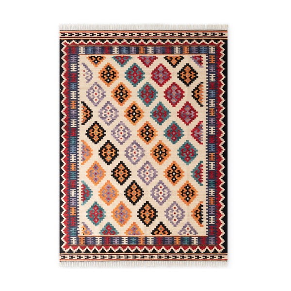 Червен  двустранен ръчно изработен вълнен килим 200x290 cm Kamal Kian – Nouristan