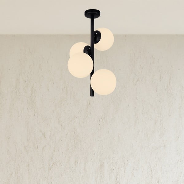 Черно висящо осветително тяло, височина 53 cm Owl - Squid Lighting-image-3