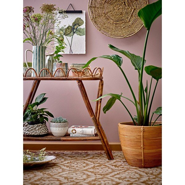 Каменна саксия ø 14 cm Basel - Bloomingville-image-1