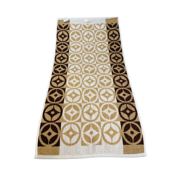 Кафява памучна хавлиена кърпа 70x140 cm Compass – JAHU collections-image-2