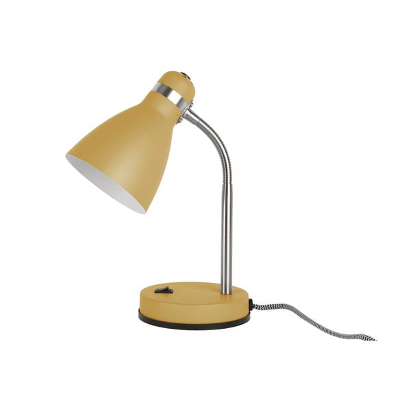 Жълта настолна лампа Study, височина 30 cm New Study - Leitmotiv
