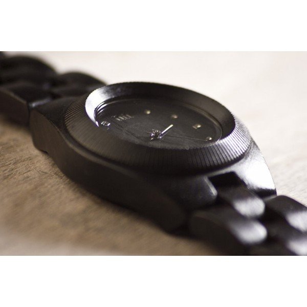 Dámské dřevěné hodinky Odyssey Black-image-1