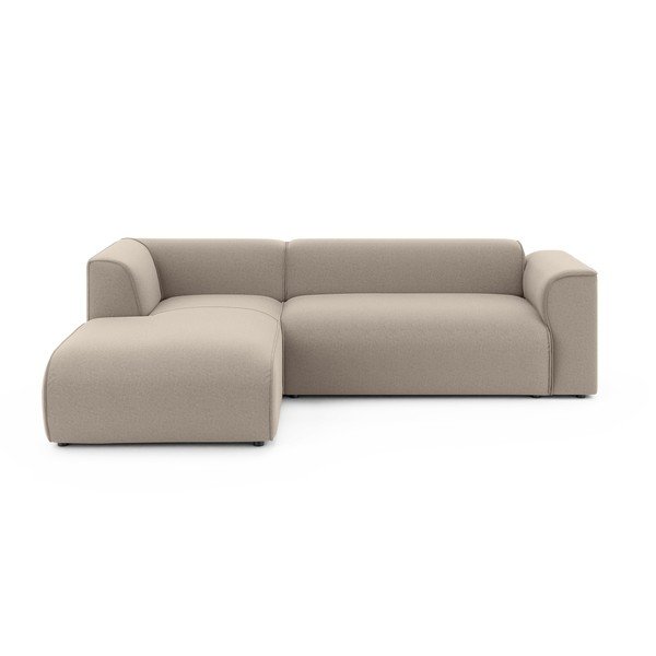 Светлокафяв ъглов диван (ляв ъгъл) Merid  – Ropez