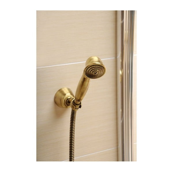 Месингова душ глава в лъскаво сребристо ø 5 cm Antea – Sapho-image-1