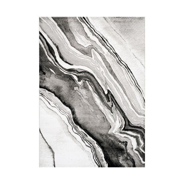 Сив и черен килим Manhattan Empire, 160 x 230 cm - Webtappeti