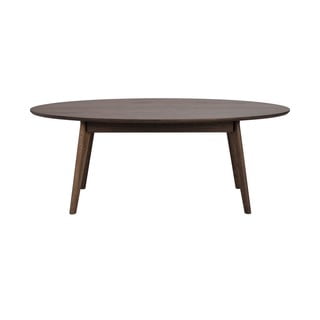 Тъмнокафява масичка за кафе от декор от дъб  65x130 cm Yumi – Rowico
