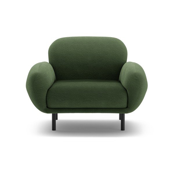 Зелено кресло от букле Poppy – Micadoni -image-1