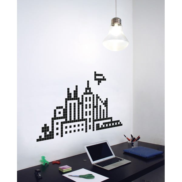 Samolepky Pixel City-image-1