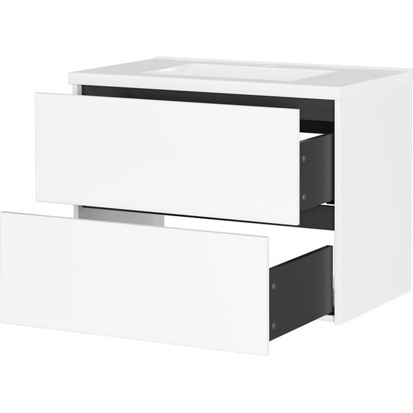 Бял матов стенен шкаф за мивка 81x61 cm Bodera – Germania-image-3