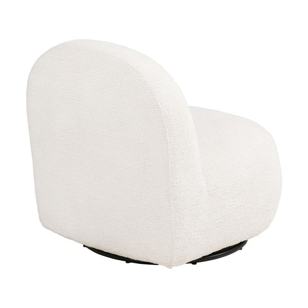 Кремаво въртящо се кресло Milo – House Nordic-image-4