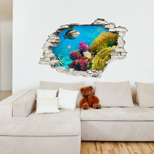Стикер Завършек Синьо море, 60 x 90 cm - Ambiance