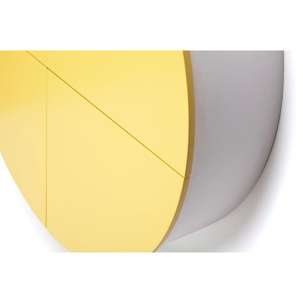 Жълто-бяла мултифункционална маса за стена Pill - EMKO-image-1