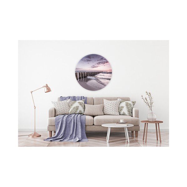 Декорация за стена Glasspik Ringart Sunset, ø 70 cm - Styler-image-1