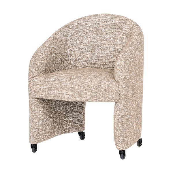 Бежов тапициран офис стол Cordo – WOOOD