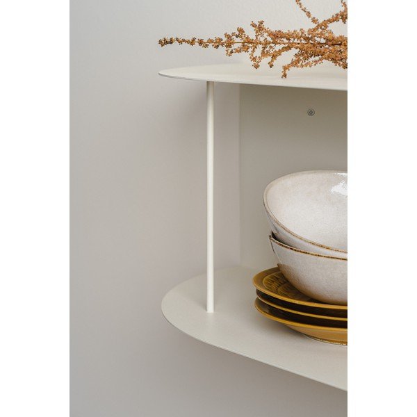 Черен на няколко нива метален стенен рафт 80 cm Lina – noo.ma-image-3