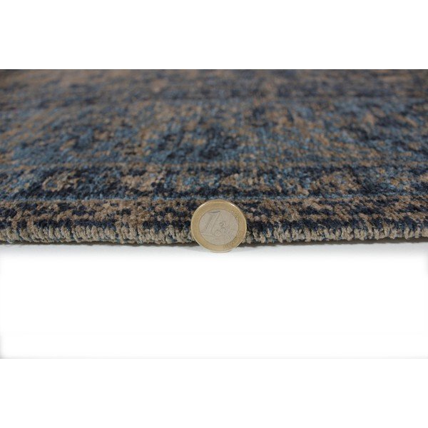 Син ръчно тъкан килим Palais, 120 x 170 cm - Flair Rugs-image-3