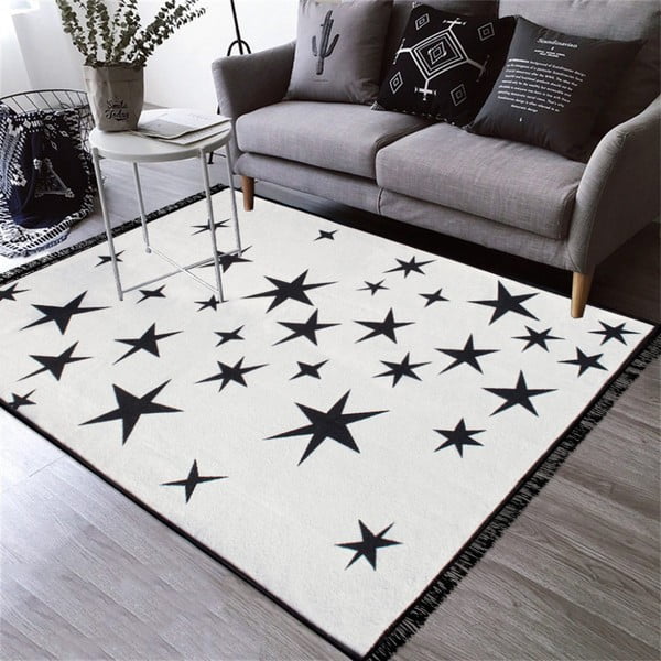 Двустранен килим, подходящ за пране Kate Louise Doube Sided Rug Milkyway, 120 x 180 cm-image-1
