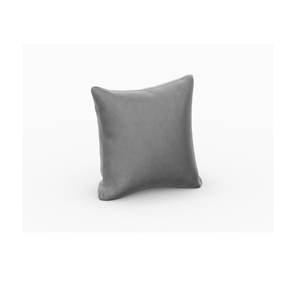 Сива кадифена възглавница за модулен диван Rome Velvet - Cosmopolitan Design-image-1