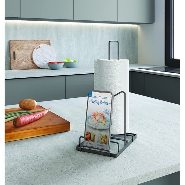 Държач за кухненски кърпи от неръждаема стомана Tokyo Lava - Metaltex-image-3