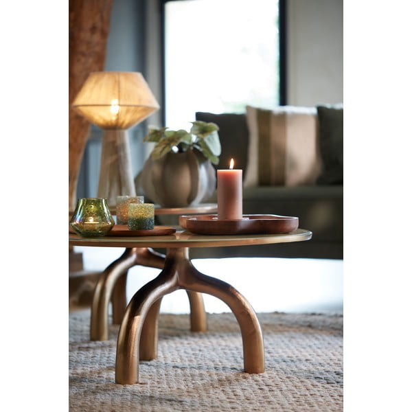 Стъклен свещник за чаена свещ Morita – Light & Living-image-2