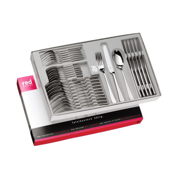 Комплект от 30 прибори за хранене от неръждаема стомана Cromargan® Denver - WMF-image-3