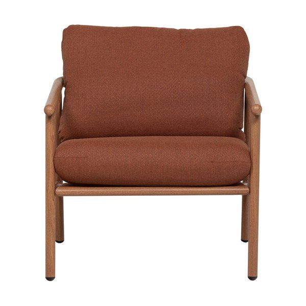 Теракотен градински стол метален/подплатен Cavero – WOOOD-image-2