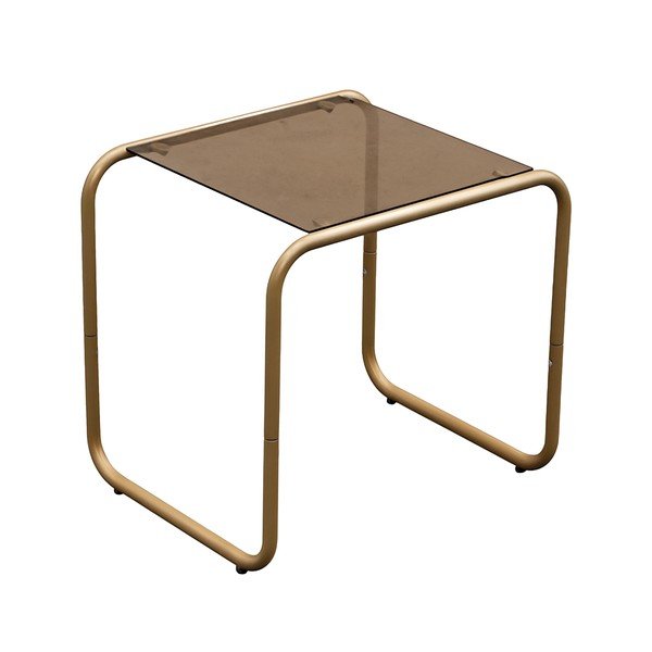 Странична масичка със стъклен плот 40x50 cm Ventana – Leitmotiv