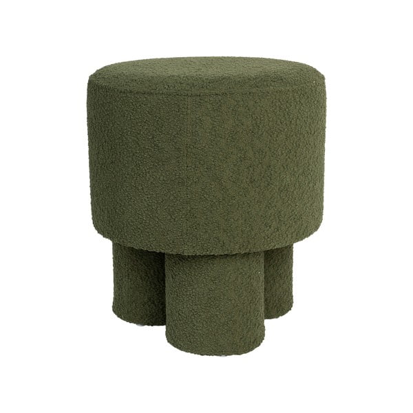 Зелена табуретка от букле Marcos – White Label