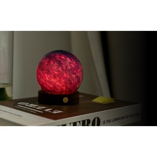 Светлинна декорация с USB в тъмно естествен цвят ø 8 cm Galaxy Breeze – Gingko-image-3