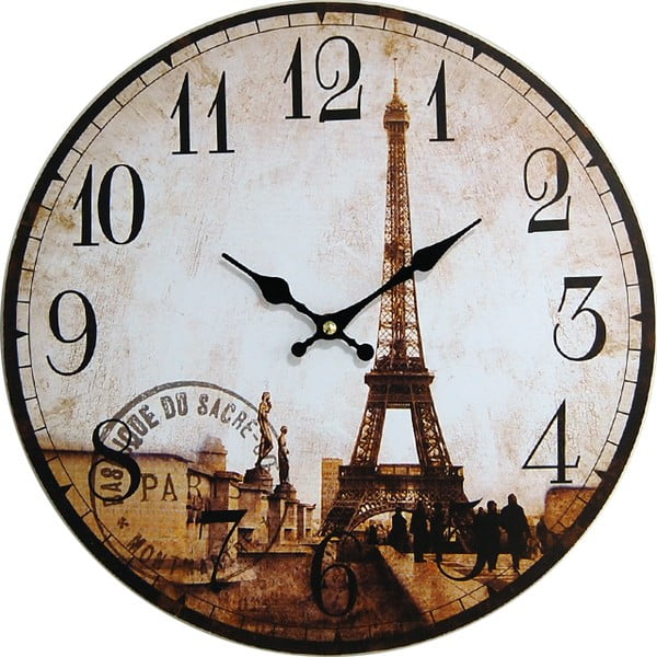 Nástěnné hodiny Eiffel