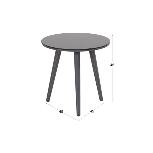 Тъмносива градинска маса  ø 45 cm Sophie - Hartman-image-1